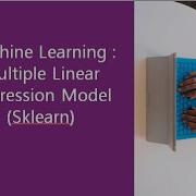 Multiple Linear Regression Python Sklearn Machine Learning