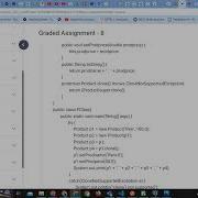 Java Week 8 Practice And Graded Assignment