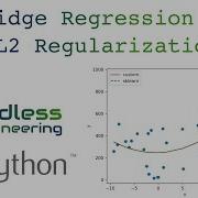 Ridge Regression L2 Regularization In Python