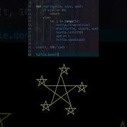 Star Design In Python Graphics And Coding Turtle Drawing Tutorial Programming Art Satisfying