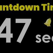 47 Second Countdown Timer With Alarm