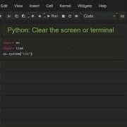 Python Clear The Screen Or Terminal