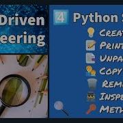 Python Set For Data Driven Engineering