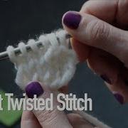 RT Right Twisted Stitch Continental Style TUTORIAL How I Knitting ILove
