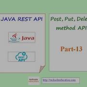 Java Rest API Part 13 Post Put Delete Annotation