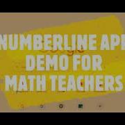 NUMBERLINE APP FOR ONLINE MATH ACTIVITIES
