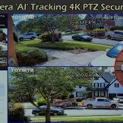 Cross Camera AI Tracking 4K PTZ Security Camera System YOYIRYB