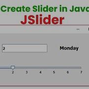 How To Create Slider In Java Swing