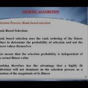 Genetics Algorithm Part II B