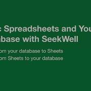 Sync Your Database With A Google Sheet