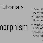 Java Tutorials Polymorphism In Java Compile Time RunTime Polymorphism