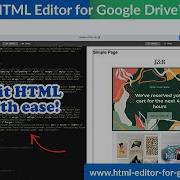 Best Online HTML Editor In Google Drive