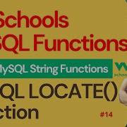 MySQL Functions MySQL String Functions MySQL LOCATE Function 14 98 W3Schools SQL Functions