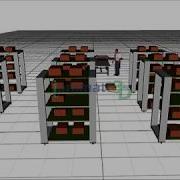 AGV Warehouse Simulation Using IAnimate3D