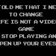 GAME OVER Falling In Reverse Lyric Video On Screen