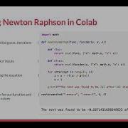 Newton Raphson Method Of Root Finding In Python For EGR 214
