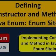 Defining Constructor And Method In Java Enum Enum SiteInfo Java Enum Enum In Java
