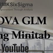 How To Use The ANOVA GLM With Minitab 17