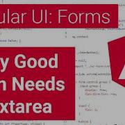 Every Good Form Needs A Textarea 7 Angular User Interface Projects