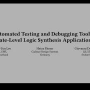 IWLS 22 An Automated Testing And Debugging Toolkit For Gate Level Logic Synthesis Applications