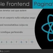 Simple Frontend Pagination React
