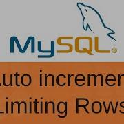 SQL Tutorial 11 Auto Increment Limit