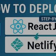 How To Deploy React Website On Netlify Host ReactJS Project App For Free 2025