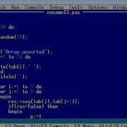 Demo Of Array Sort In Free Pascal