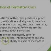 JAVA Formatter Class And Varargs