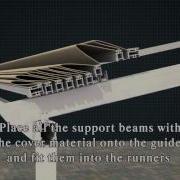 Retractable Roof Pergola Top Star Installation