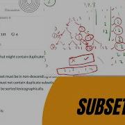 10 5 Subset 2 Backtracking Interviewbit Backtracking Interview Recursion