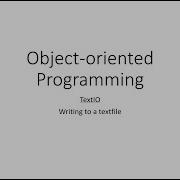 TextIO In Java Writing To A File