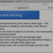 Common Lisp Dynamic Types And Typechecking