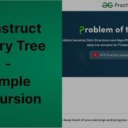 Construct Binary Tree From String With Bracket Representation Potd C Sol Geeksforgeeks