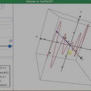Graph Space Curves Given As A Vector Function Using 3D Calc Plotter