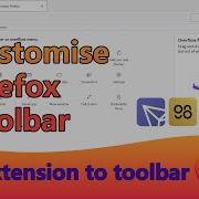 Add Extension To Toolbar Firefox Customise Firefox Toolbar