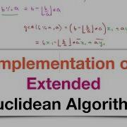Implementation From Scratch Of Extended Euclidean Algorithm