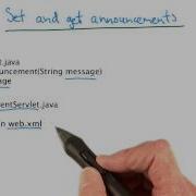 Set And Get Announcements Developing Scalable Apps With Java