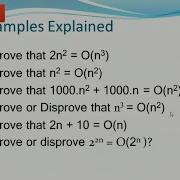 BIG Oh Notation Examples Part 2
