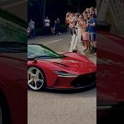 INSANE 5M FERRARI DAYTONA SP3 IN ROSSO MAGMA DRIVING INTO GOODWOOD MEET Shorts Viral Yt Cars