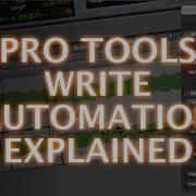 Pro Tools Automation ручная запись запись при остановке и запись во все устройства с объяснениями