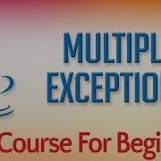 Learn Java Tutorial For Beginners Part 40 Multiple Exceptions