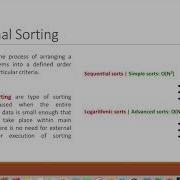 Internal Sorting