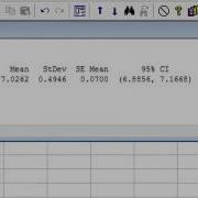 One Sample Tests Minitab