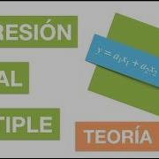 REGRESIÓN LINEAL MÚLTIPLE TEORÍA 16 Curso Machine Learning Con Python