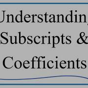 Understanding Subscripts And Coefficients When Balancing Equations