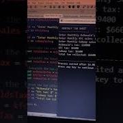 Tax Sheet C Coders Codinglife Codingninja Codelife Codemasters Coding Code Coder Cpp
