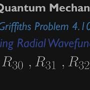 Griffiths QM Problem 4 10 3rd Ed Finding Radial Wave Functions Using Recursion Formula H Atom