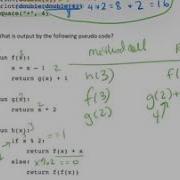 Reading Pseudo Code