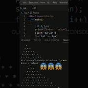 Pyramid Tricky Pattern Use For Loop In C Program Ll Shorts Viral Youtubeshorts Programming
